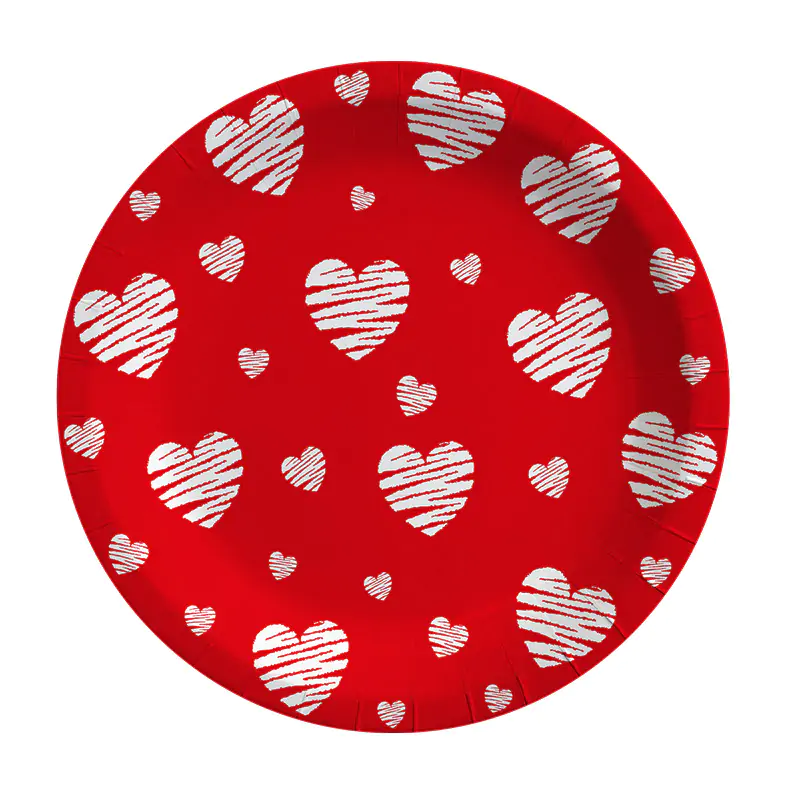 Love Paper Plate